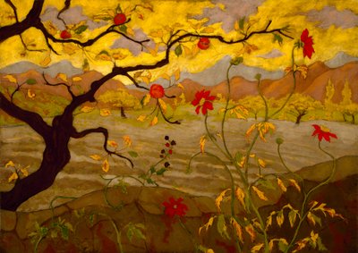 Apfelbaum und rote Früchte, ca. 1902 von Paul Elie Ranson